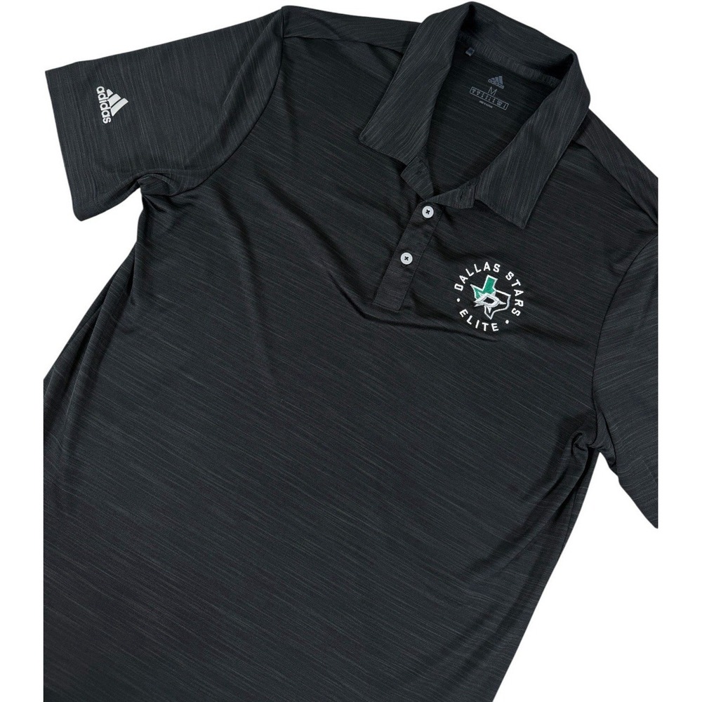 Adidas Dallas Stars Elite Hockey Club Performance Polo Black Men's‎ M